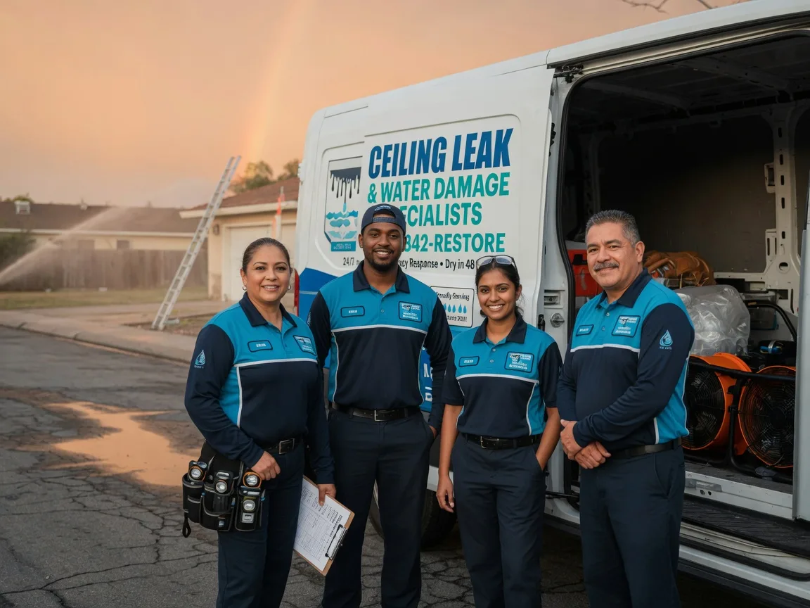 Ceiling Leak Cleanup company in March Air Reserve Base, CA